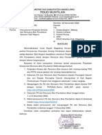 Surat Edaran Perubahan PK 2022