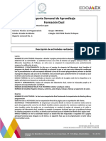 Reporte Semanal de Aprendizaje Formación Dual