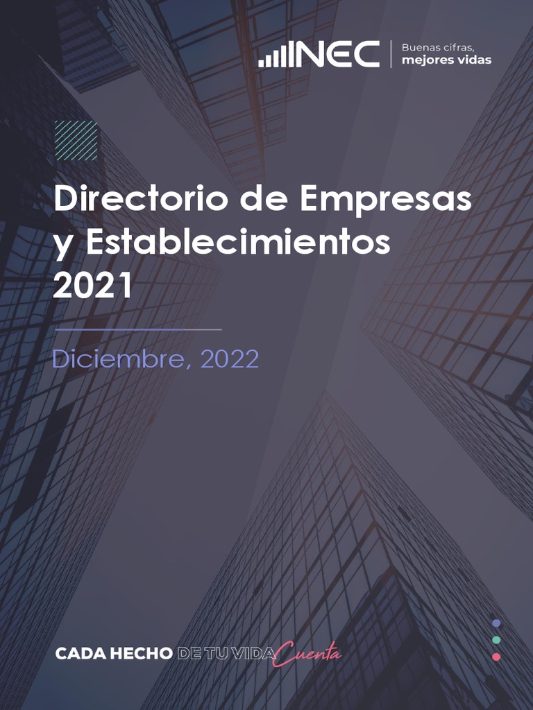 Cálculo de Empresas Activas DIEE 2021 | PDF | Ecuador | Información