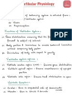 Vestibular Physiology PDF