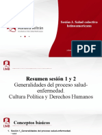 Diapositivas - Sesión 4. Salud Colectiva Latinoamericana - Salud Pública