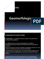 Origem da Terra e Evolução Geomorfológica