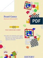 History and Influence of Board Games - Thesis by Slidesgo