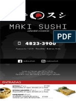 Menu Makisushi