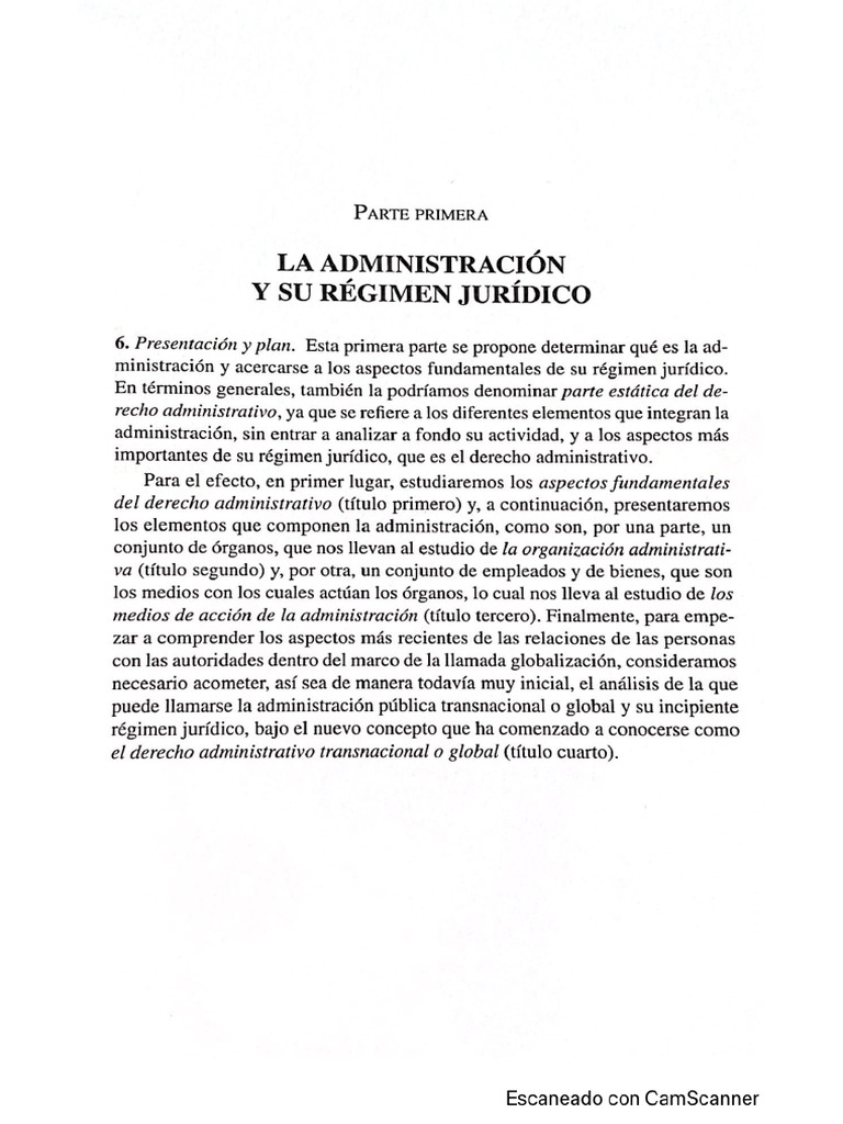CAPITULO I Y II LIBARDO RODRÍGUEZ Derecho Administrativo | PDF