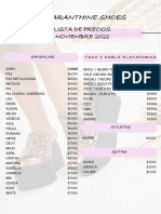 Lista de Precios Noviembre 2022 Amaranthine Shoes PDF