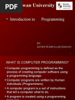 What Is Programming