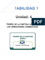 Unidad 4 Año 2012 Teoría de La Partida Doble en Las Operaciones Comerciales PDF