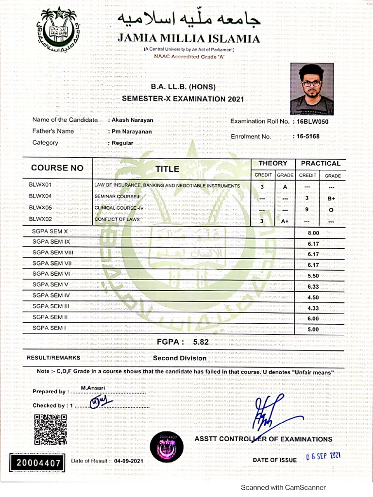 Final Marksheet PDF | PDF