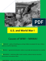 Causes and Key Events of World War I
