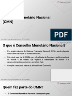 CMN Funções do Conselho Monetário Nacional