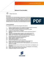 Course Description - LTE L13 Radio Network Functionality