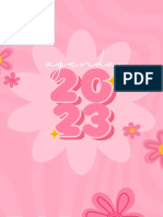 Documento A4 Agenda 2023 Ilustrada Moderna Rosa PDF