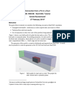 Convection from a Fin in a Duct Tutorial