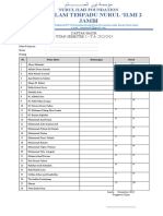 Daftar Hadir Pertemuan Wali Siswa 2023