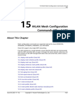 01-15 WLAN Mesh Configuration Commands (Cloud AP)