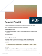 Derecho Penal III