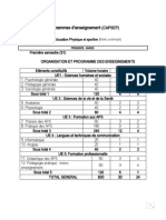 Programme P1etP2 CAPSEP