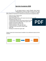 Ejercicio Incoterms 2020