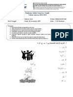 Soal PAS Ganjil Bahasa Arab 8 Madinah