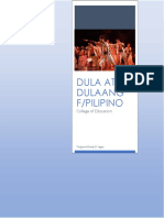 Modyul Sa Dula at Dulaang Filipino PDF