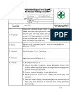 SOP Test Kebugaran Secara Six Minutes Walking Test