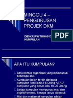 Minggu 4 - Pengurusan Projek DKM