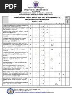 Quarter 1 - Math