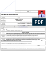 Form A.1 - Biodata Mahasiswa Beasiswa