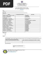 Annex D Lac Documentation Tool