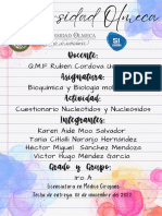 Act - Cuestionario - Nucleosidos y Nucleotidos - 1A