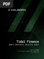 Tidal_Finance_Smart_Contract_Security_Audit_Halborn_v1_0