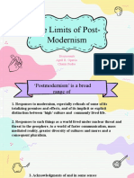 The Limits of Post Modernism