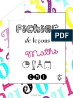 fichier leçons maths CM1