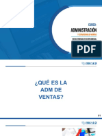 Adminsitración y Estrategias en Ventas - Sesión 01 PDF