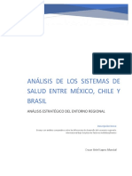 Análisis de Los Sistemas de Salud Entre México, Chile y Brasil