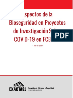 Aspectos de Bioseguridad en Proyectos de Investigación de COVID 19 Nu01 PDF