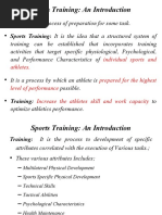 Sports Training