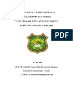 Laporan Bukti Keikutsertaan Dalam Kegiatan Lomba Yang Terkait Dengan Minat Bakat TAHUN 2021/2022 DAN 2022/2023