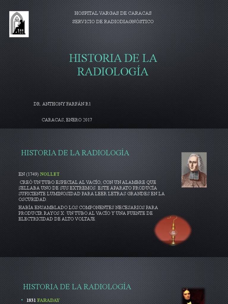 Historia de la Radiología y Rayos X | PDF | Rayo X | Ultrasonido médico