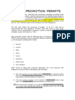 Sales Promotion Permits PDF