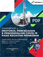 Handbook Protocol Pencegahan & Pengendalian Covid-19 Kegiatan Pemboran PEP 2021 