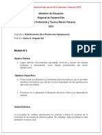Modulo 2 - Administracion y Ext. Agrop.
