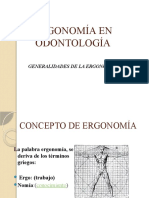 Generalidades de Ergonomía