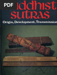 Buddhist Sutras - Origin, Development, Transmission - Kogen Mizuno PDF