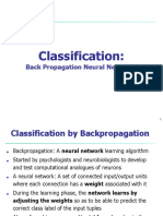 Backpropagation Neural Network Classification