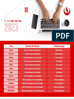 Upc Calendario de Pagos 2023