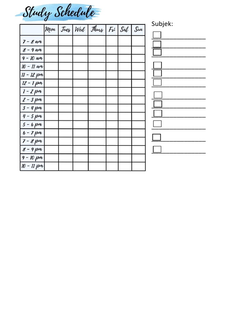 study-timetable-pdf