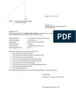 Surat Permohonan Keterangan Domisili Perusahaan