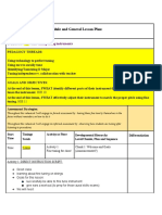 Strings Beginning Lesson Plan